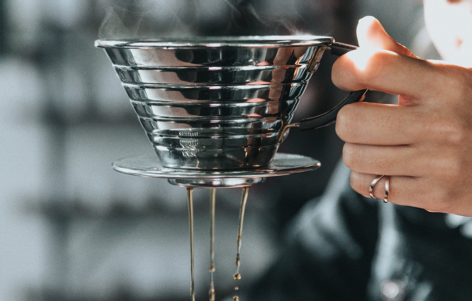 Kalita wave brewing method